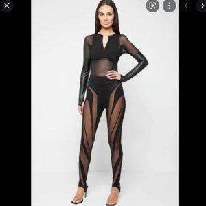 Maniere De Voir Mesh Leggings